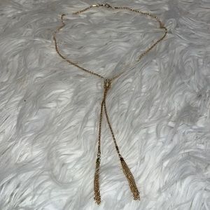 Gold color necklace
